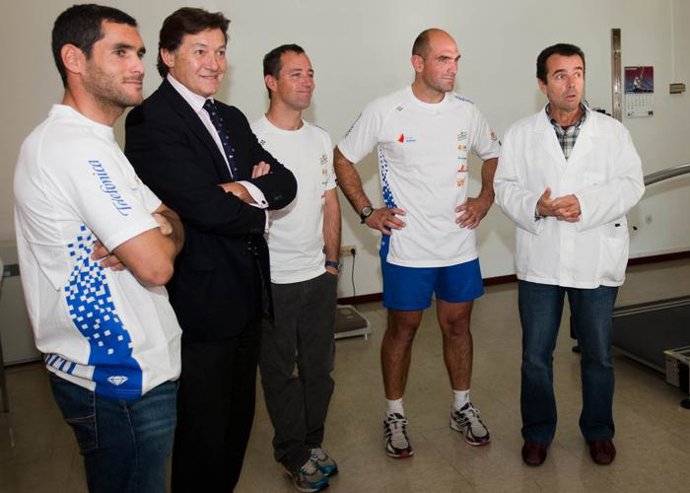 Iker Martínez, Xabi Martínez y Antón Paz