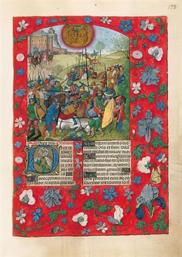 Reproducción del rescate de Lot por Abraham