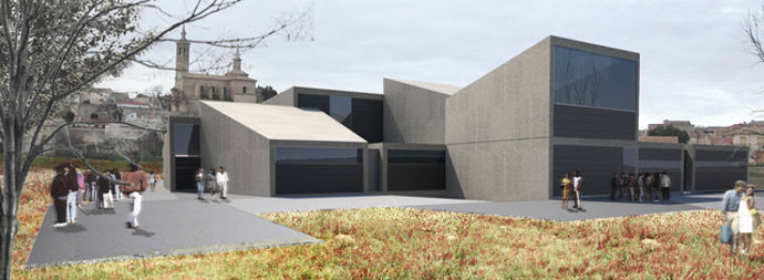 Recreación del futuro Museo en Fuendetodos