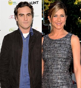 Montaje de Joaquin Phoenix y Jennifer Aniston 