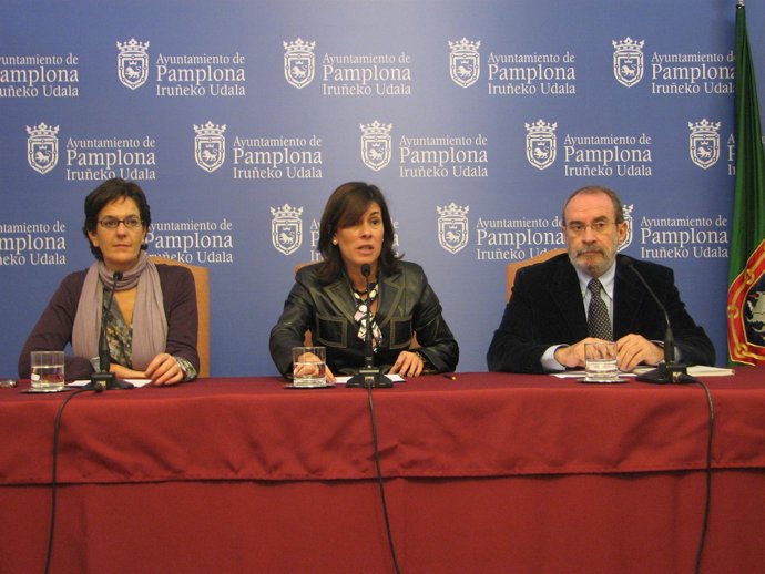 Concejales de NaBai en el Ayuntamiento de Pamplona.