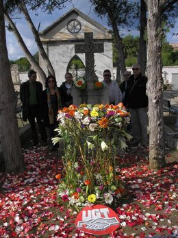 Homenaje de UGT a víctimas de accidente laboral
