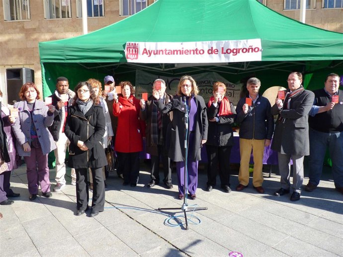 Momento de la manifestación