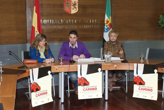 Presentación del acto institucional 'No vayas por ese camino' de Tajo-Salor