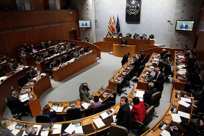 Hemiciclo de las Cortes de Aragón