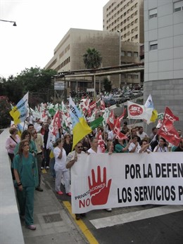 Movilización en el HUNSC