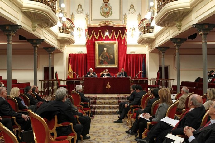Biel en la Real Academia de Jurisprudencia y Legislación, con sede en Madrid