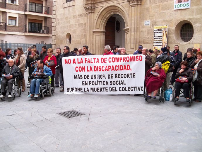 Imagen de una de las pancartas de la concentración