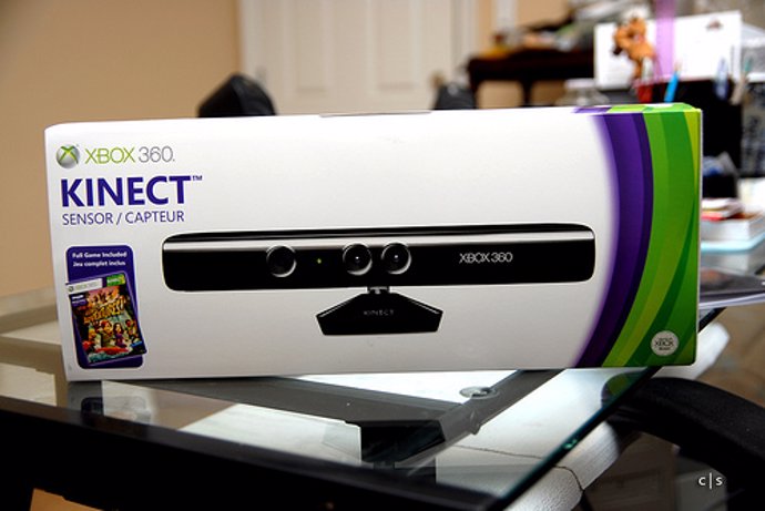 caja de Kinect de Xbox 360