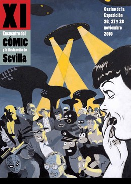 Cartel del XI Encuentro del Cómic y la Ilustración de Sevilla