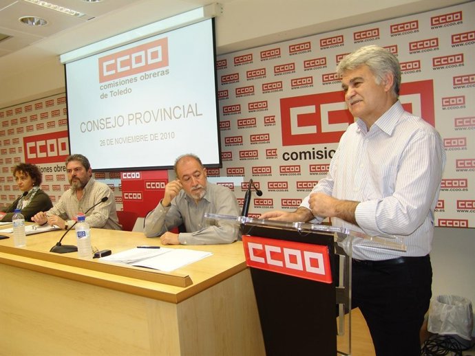 Gil en el Consejo Provincial de CCOO