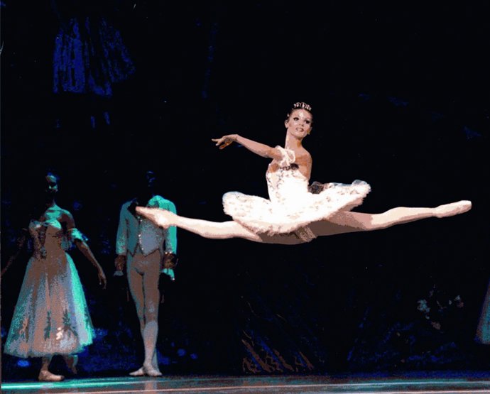Escena del 'Cascanueces' del Ballet de la Ópera Nacional de Kiev.