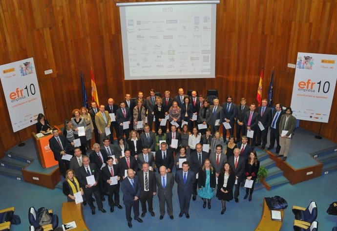 Entrega Certificados EfR empresa 2010