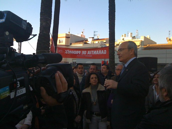 José Montilla en Sant Pere de Ribes