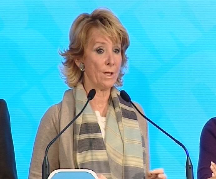 Aguirre apoya las palabras de Rajoy