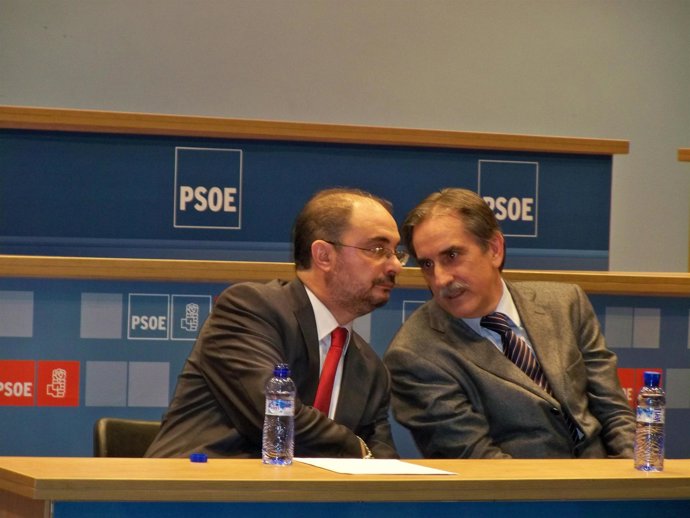 El presidente de la DPZ y el ministro de Trabajo en un acto esta tarde en Zarago