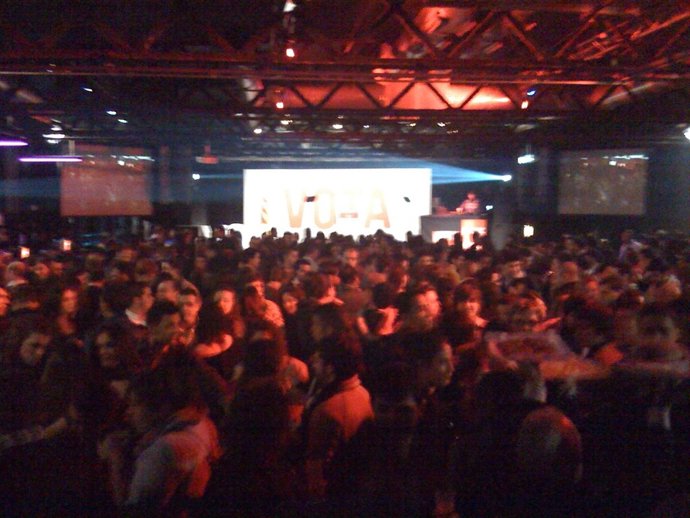 Final de campaña del PSC en Razzmataz