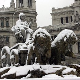 Temporal de nieve en Madrid