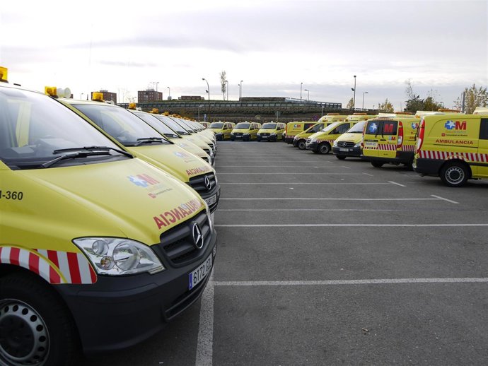 La nueva flota de ambulancias de urgencia del SUMMA 112