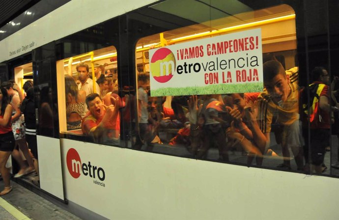 Metrovalencia con La Roja