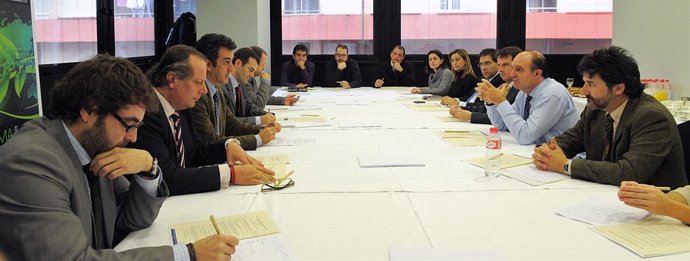 Un momento de la reunión