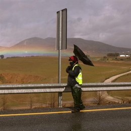 Frío y lluvia en España
