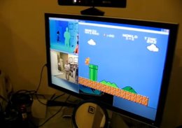 Super Mario Bros con Kinect