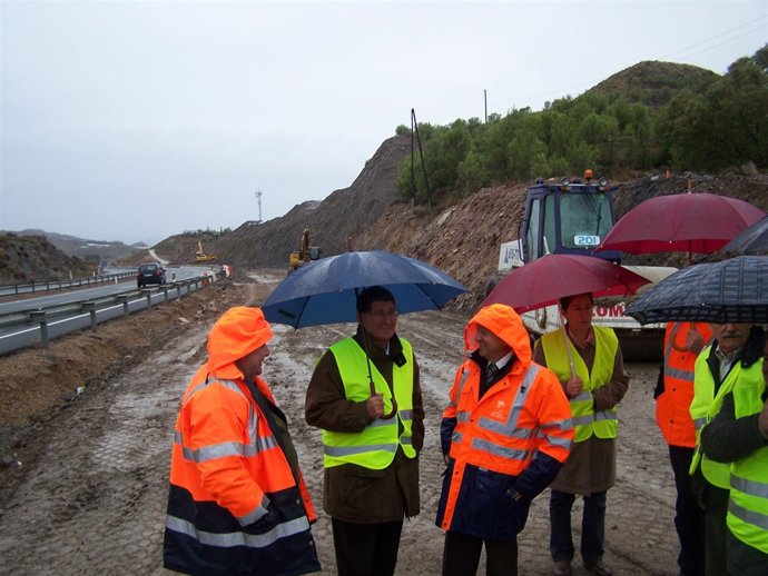 Las obras de remodelación de los accesos a la vía de alta capacidad Lorca-Águila