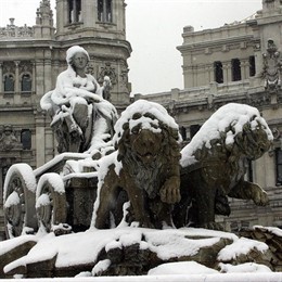 Nieve en Madrid