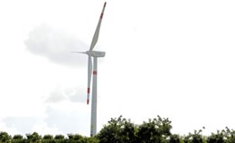 Aerogenerador de Acciona en la Cumbre del Clima