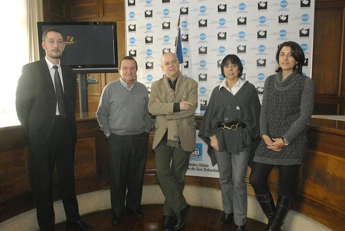 Elorza y Dafauce durante la visita.