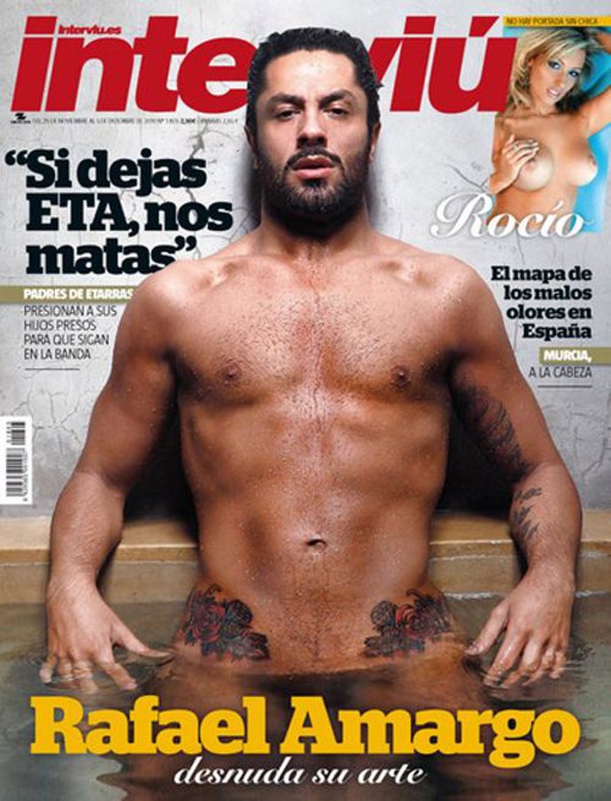 Rafel Amargo en la portada de la revista Interviú