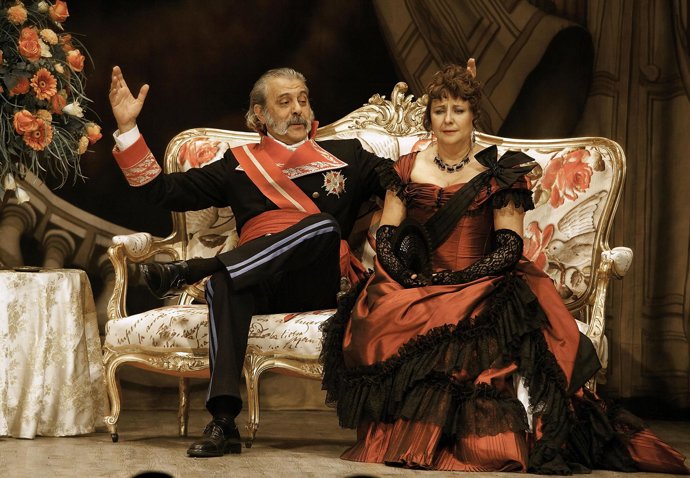 Momento de la representación de 'Angelina o el honor de un brigadier'