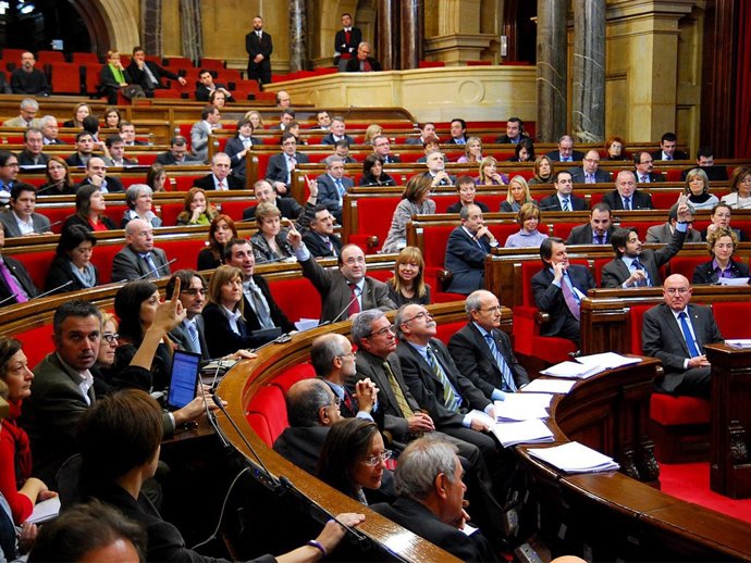 Pleno del Parlament de Catalunya