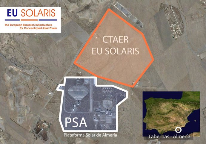 Mapa de ubicación de EU Solaris