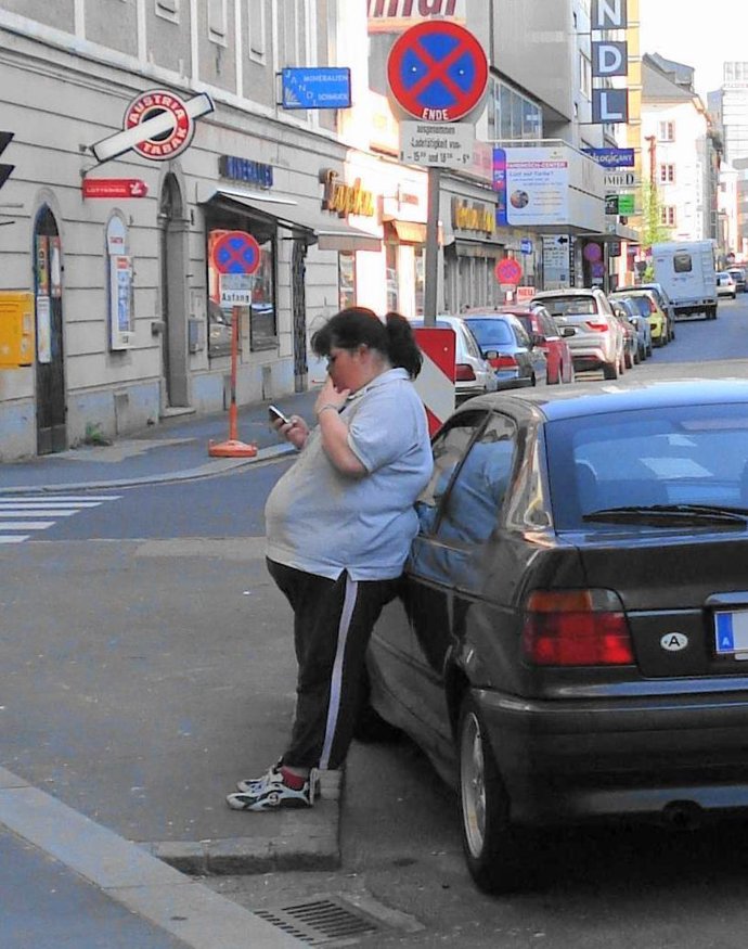 Mujer, chica, obesidad, sobrepeso
