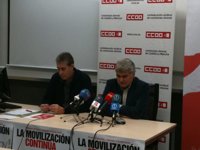 CCOO C-LM exige a la patronal se desbloquee la negociación colectiva y no descarta que las movilizaciones "vayan a más"