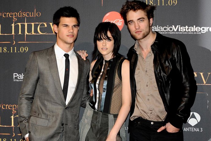 Pattinson, Lautner y Stewart en Madrid