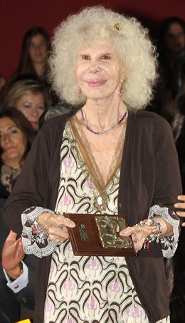 Doña Cayetana, Duquesa de Alba, en el Sicab 