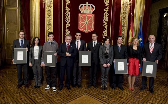 El presidente del Gobierno de Navarra entrega los Galardones de la Juventud 2010