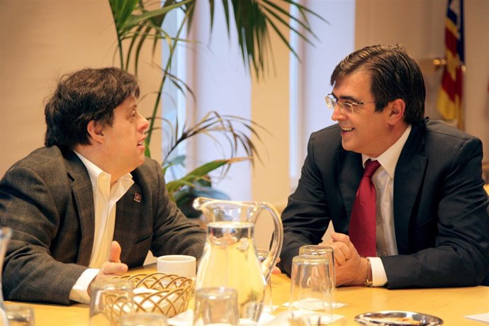 Pablo Pineda y Francesc Antich