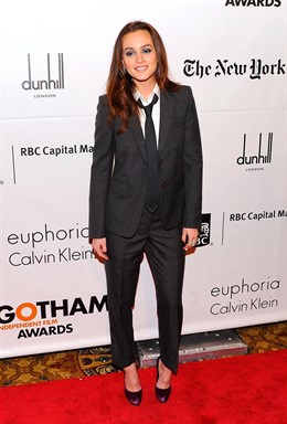 Leighton Meester a lo Chuck Bass