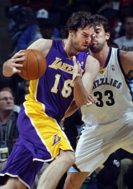 NBA/ Pau Gasol LA Lakers Marc Gasol Memphis Grizzlies