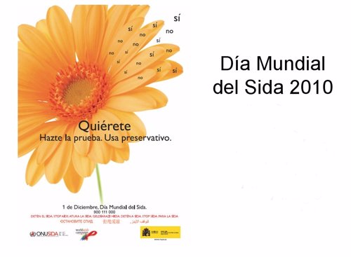Cartel del Día Mundial del SIda 2010
