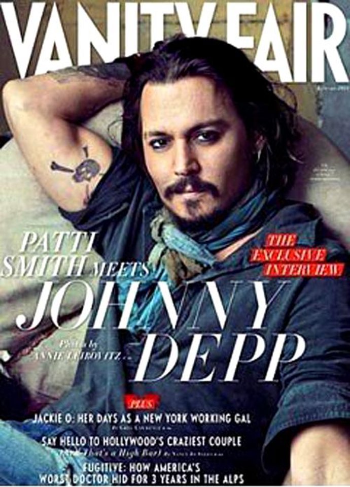 Johnny Depp para Vanity Fair