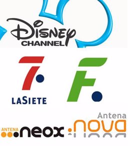 Logotipos de canales de la TDT