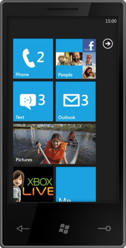 pantalla windows phone 7 