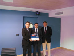 De izquierda a derecha: el consejero de Cultura y Turismo, Pedro Alberto Cruz, e