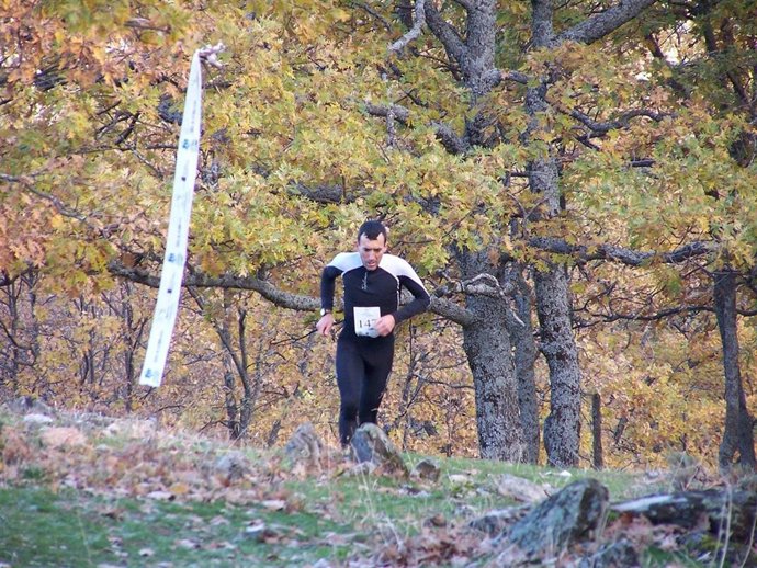 Miguel Heras durante la I Subida a los Campanarios