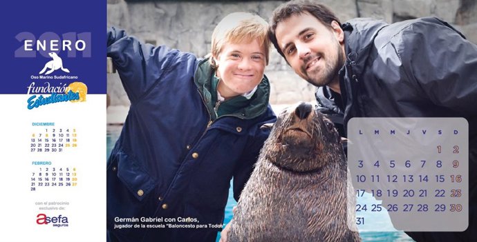 Calendario solidario de Asefa Estudiantes 